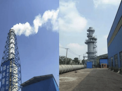 马鞍山鑫洋永磁回转窑炉脱白项目