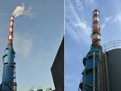 晋煤明水化工锅炉烟气脱白项目